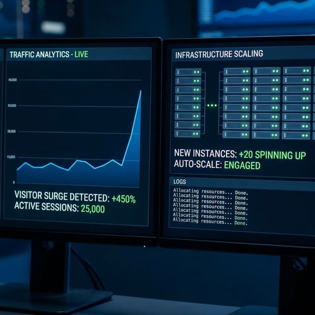 Containerised apps scale 3× faster under traffic spikes